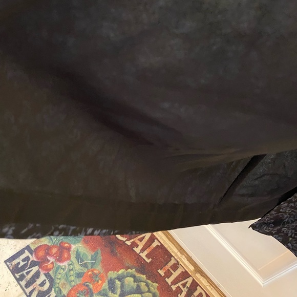 Talbots silk wrap skirt, lively indigo pattern 12 - Picture 6 of 6